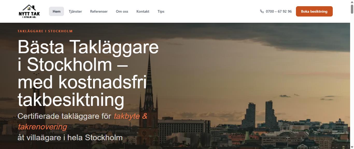 Nytt Tak i Sthlm